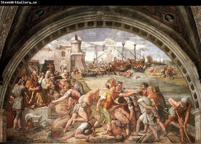 RAFFAELLO Sanzio The Battle of Ostia